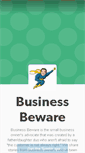 Mobile Screenshot of businessbeware.biz